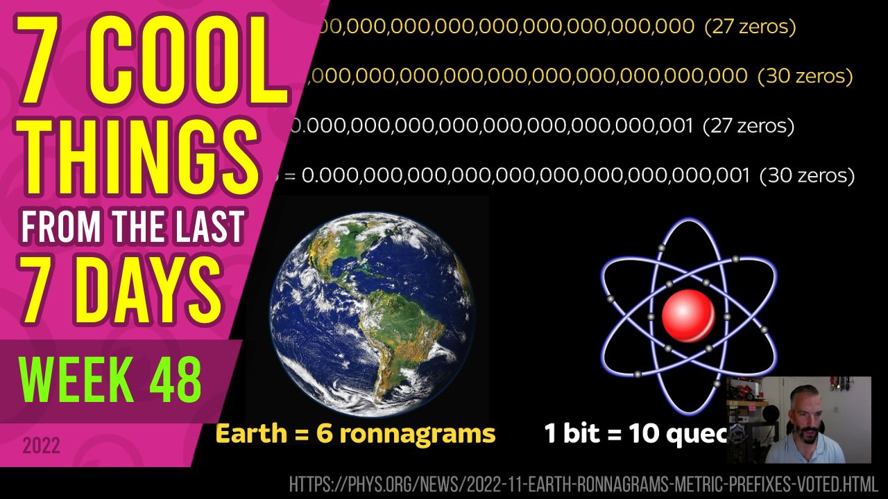 Image of a planet and an atom