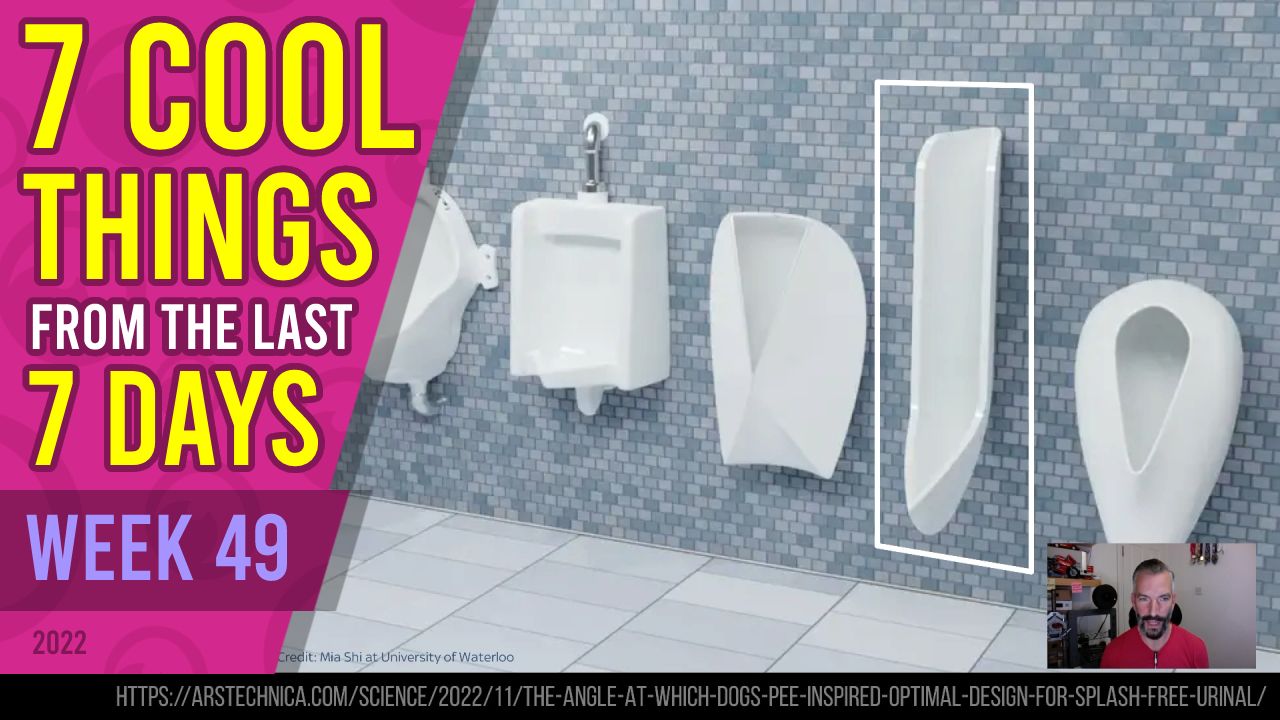 Dinosaw title image featuring a series of urinals